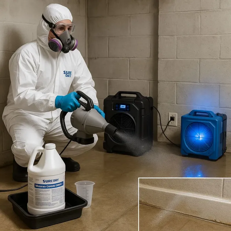 Sanitization and Odor Removal process in Wendell, MA